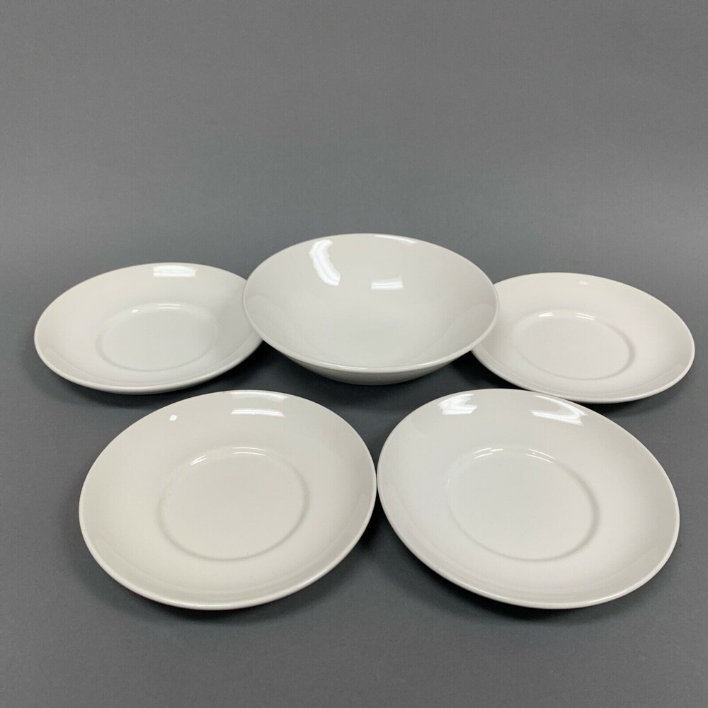 J & G Meakin Studio England Bowl and Saucers Lot of 5